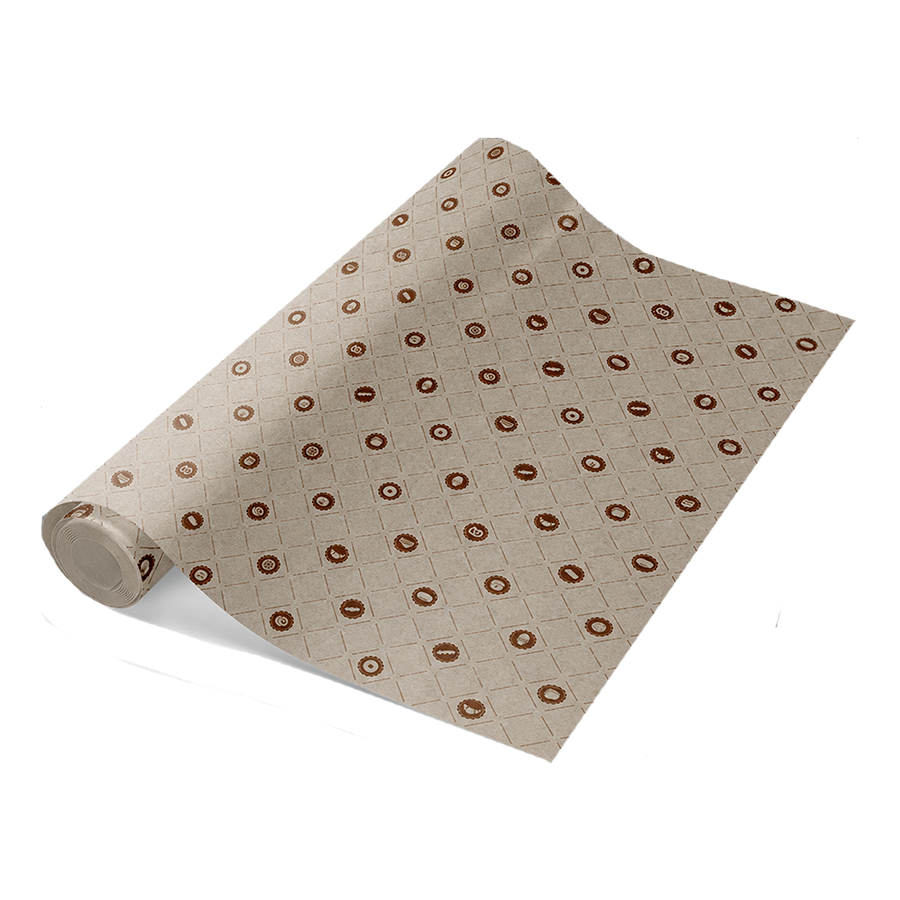 Papier szary 50cm rolki 10 kg NU - rozeta